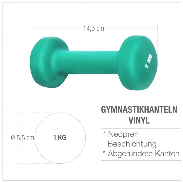 Produktbild Gorilla Sports Gymnastikhanteln (2 x 1 kg)