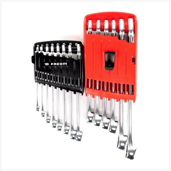 Immagine prodotto Facom Set di chiavi combinate (19 mm, 12 mm, 24 mm, 14 mm, 22 mm, 16 mm, 10 mm, 18 mm, 7 mm, 17 mm, 11 mm, 15 mm, 8 mm, 13 mm)