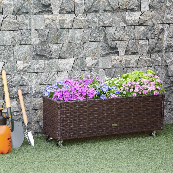 Produktbild Jamb Hochbeet Rattan Pflanzkasten