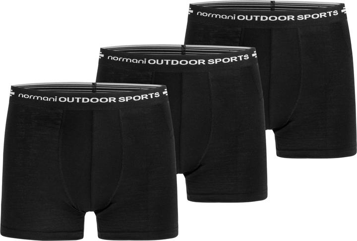 Normani 3er Pack Herren Merino Boxershorts Unterhose - 7694 (XL, 3er Pack)