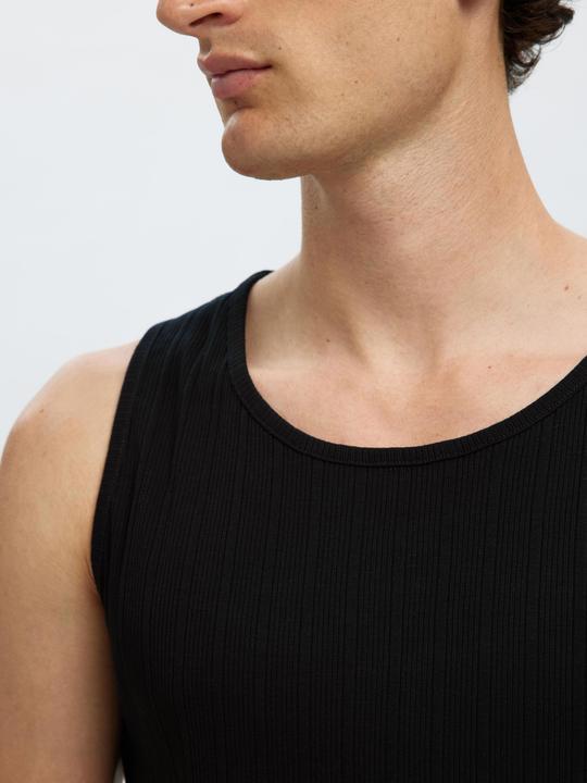 Actual product image Selected Homme Geripptes Baumwoll Tanktop (XL)