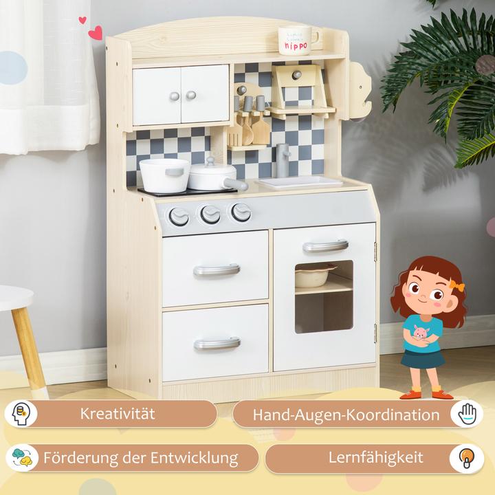 Immagine prodotto Homcom Cucine per bambini con accessori per cucinare