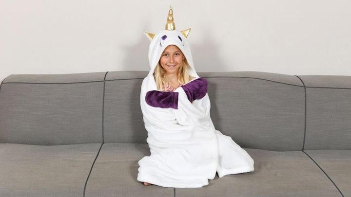 Produktbild Kanguru Kuscheldecke Einhorn (100 x 130 cm)