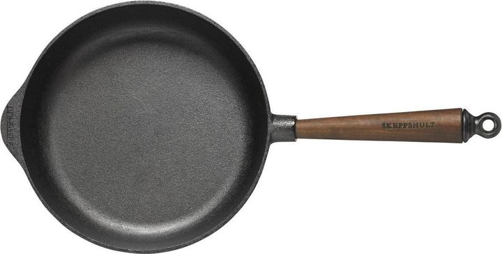 Produktbild Skeppshult Gusseisen Servierpfanne Walnussgriff (25 cm, Bräter + Schmortopf, Gusseisen)