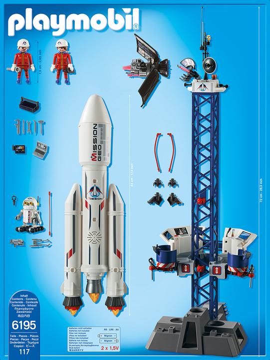 Actual product image Playmobil Space rocket with base station (6195)