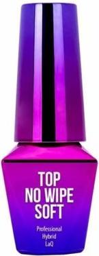 TOP No Wipe Soft Nail Polish Coat Clear 10g MollyLa (Top Coat)