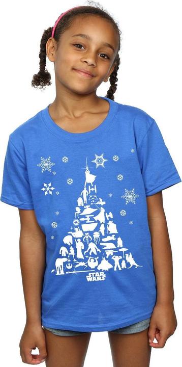 Immagine prodotto Star Wars Christmas Tree Maglietta Ragazze (152, 158)