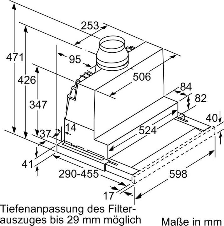 Productafbeelding Neff D46ED52X1 (Platte schermkap)