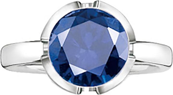 Image du produit Thomas Sabo Bague corindon syn. bleu foncé TR2036-048-32 (54, Argent 925)