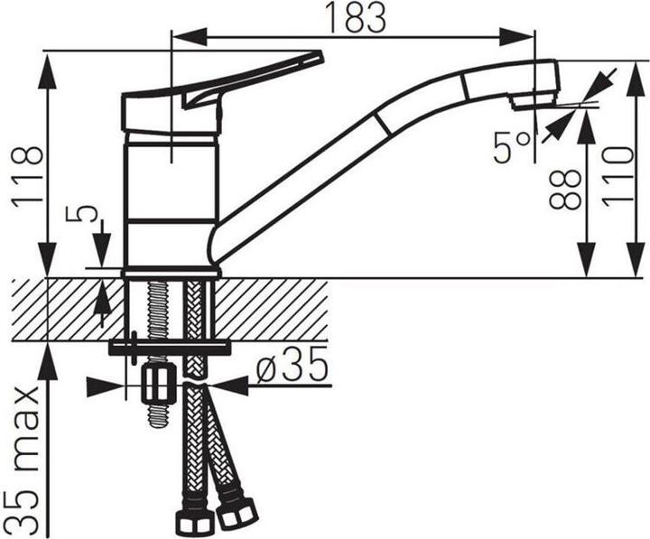 Valori nutrizionali e ingredienti Deco Miscelatore per lavabo BAT. CON CESTELLO IN PIEDI. CON ROTELLA. PRESA FERRO // BF.BDC2A