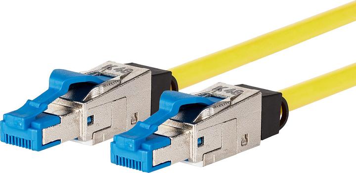 Produktbild Metz Connect Patchkabel 40G AWG 26 0,5 m gelb (S/FTP, CAT8.1, 0.50 m)