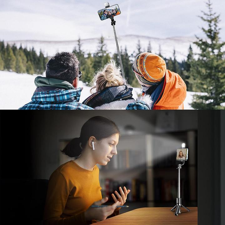 Actual product image Gritin 4-in-1 Selfie Stick Tripod