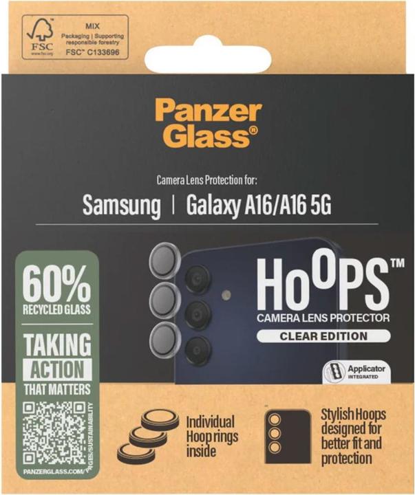 Actual product image PanzerGlass Hoops Camera Lens Protector (1 Piece, Samsung Galaxy A16 5G, Samsung Galaxy A16)