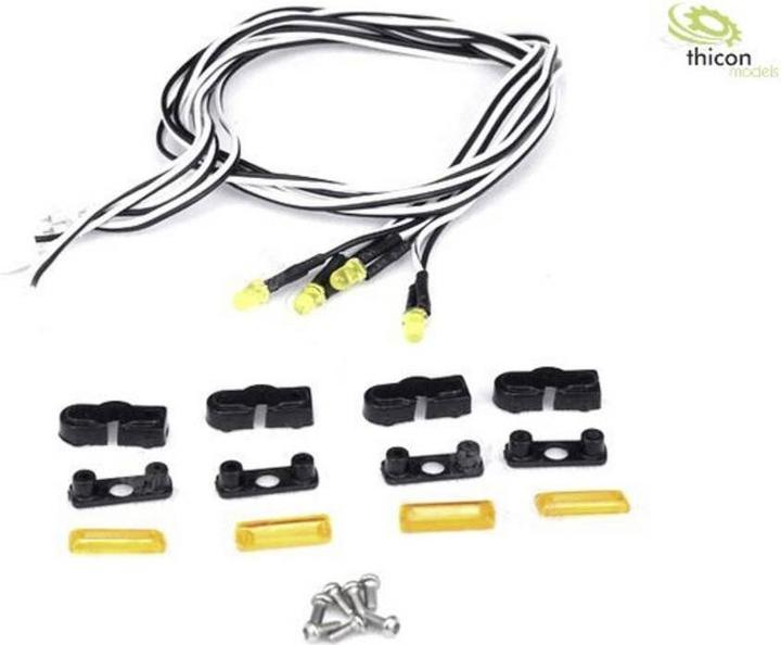 Image du produit Thicon Models 1:14 Feux de gabarit latéraux avec LED 2V 12m A 4 pièces