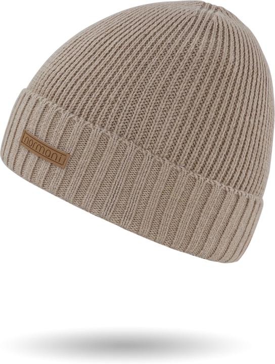 Image du produit Normani Ensemble d'hiver en laine mérinos écharpe et bonnet lisse Yuma - 9115