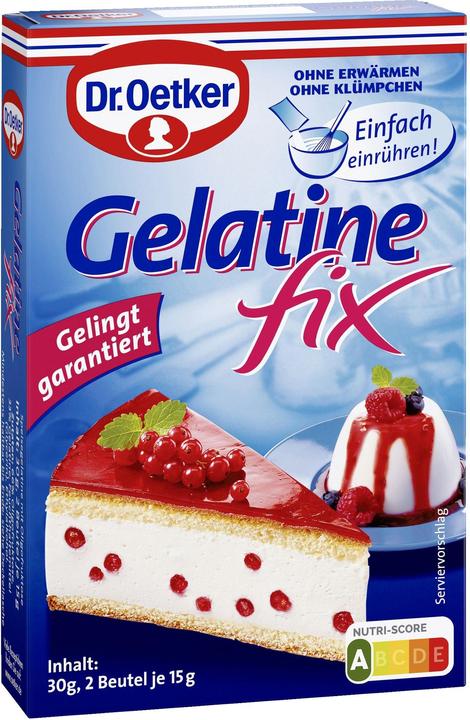 Image du produit Dr. Oetker Gélatine Fix (30 g)
