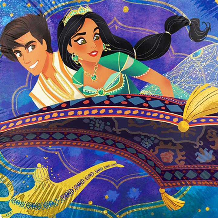 Immagine prodotto Aladdin Palloncino in foil a forma di cerchio con tappeto volante