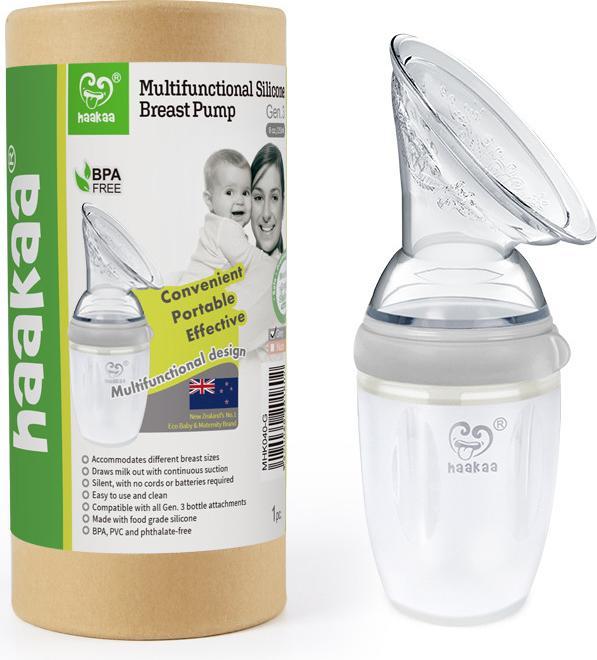 Produktbild Haakaa Generation 3 Multifunktionale Milchpumpe 250ml - Grau