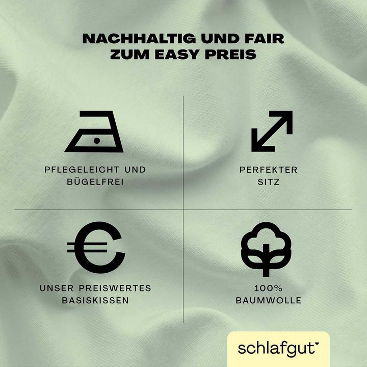 Actual product image schlafgut Easy Jersey (Duvet cover, 40 x 80 cm)