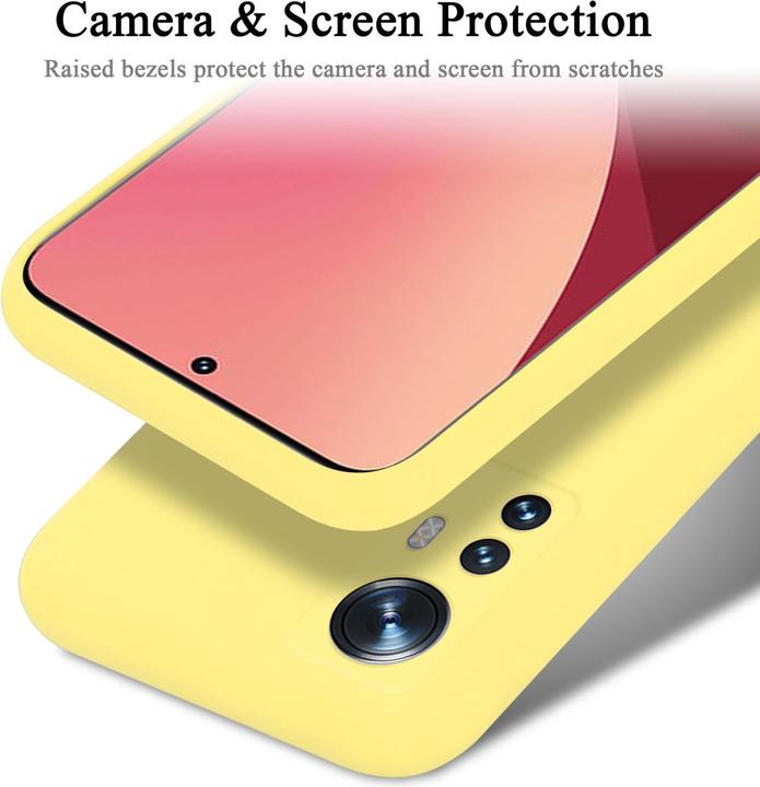 Image du produit Cadorabo TPU Liquid Silicone Case Housse pour Xiaomi 12 / 12X (Xiaomi 12X)