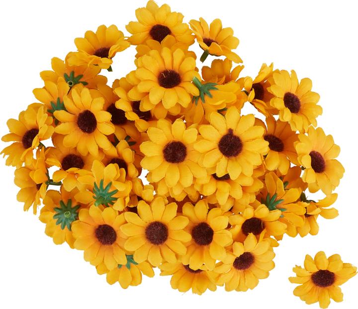 Image du produit VBS Mini fleur de tournesol, environ Ø 4 cm, 50 pièces