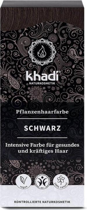 Actual product image Khadi Plant Hair Color (Black)