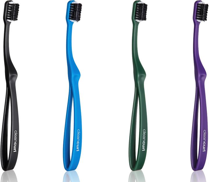 Immagine prodotto Edel + White CleanCurl Brosse à dents curvo (Medio, 1 x)