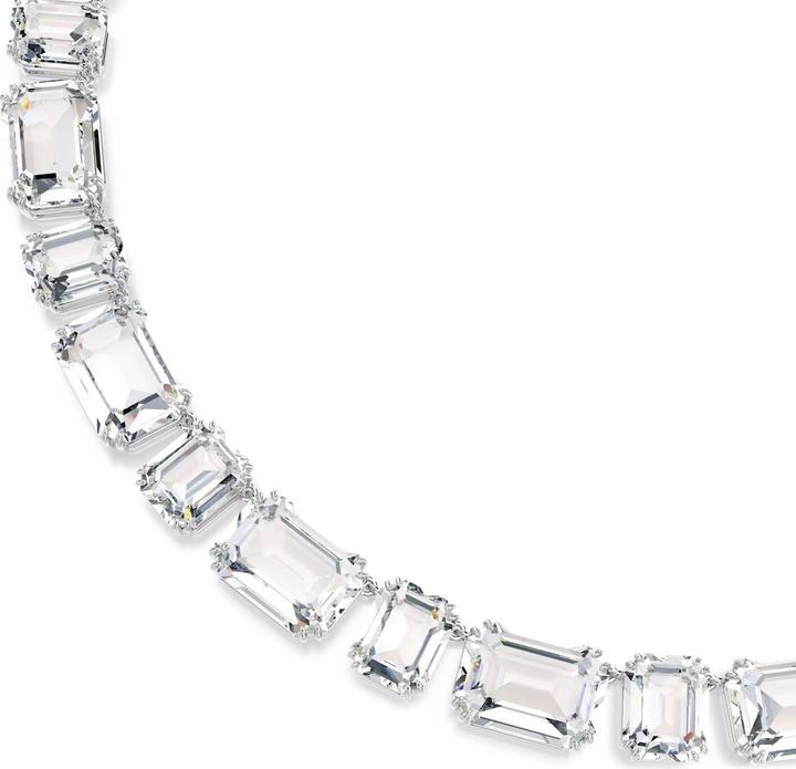 Actual product image Swarovski Millenia Tennis Halskette Oktagon Schliff Weiss (Swarovski Metal)