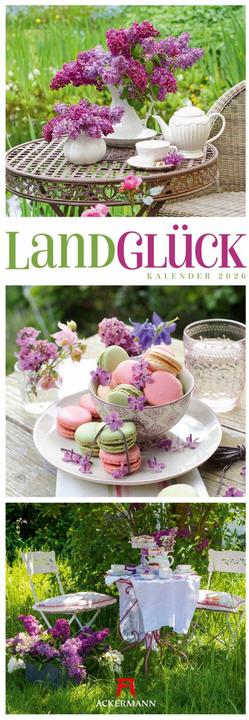 Actual product image LandGlück Triplet-Kalender 2026 (24 x 66 cm, Hardcover, German)