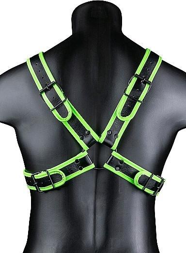 Produktbild Ouch! Cross Harness - Glow in the Dark