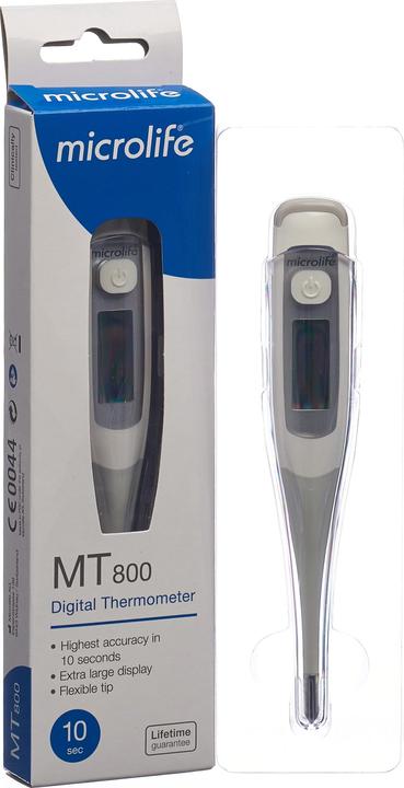 Produktbild Microlife Stab Thermometer digital flexible Spitze MT 800 10 Sekunden (Berührungslos)