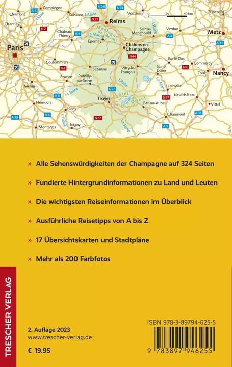 Actual product image Reiseführer Champagne (German, Heike Bentheimer, 2023)