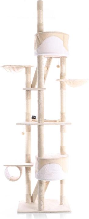 Produktbild Wiltec Katzenkratzbaum (260 cm, beige/weiss)