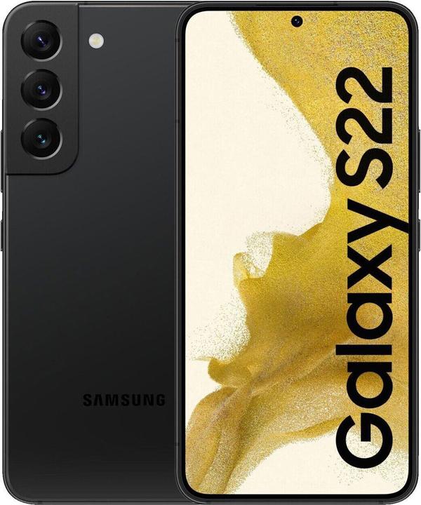 Re!commerce Galaxy S22 (128 Go, Phantom Black, 6.10", 50 Mpx, Double SIM, B / Très bon)