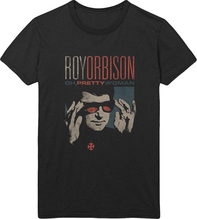 Actual product image Roy Orbison Unisex Adult Pretty Woman Cotton T-Shirt (M)