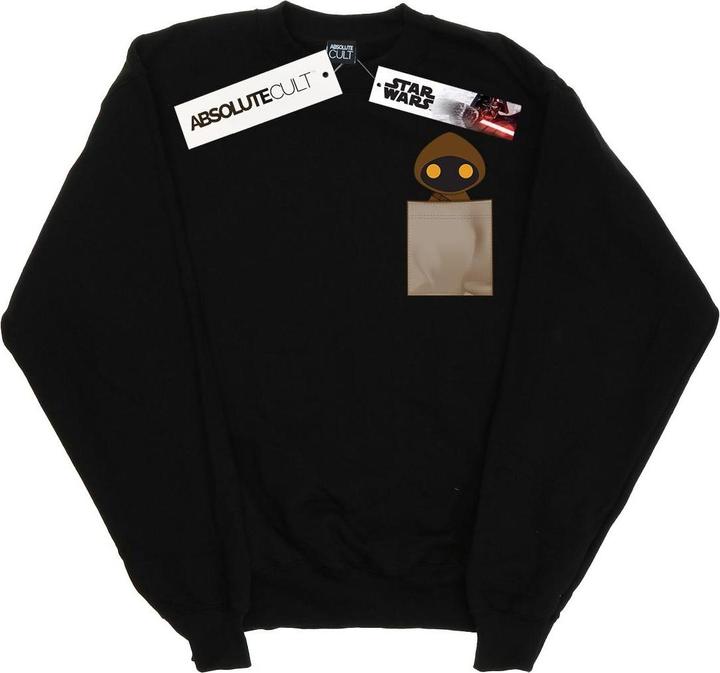 Actual product image Star Wars Mens Jawa Pocket Print Sweatshirt (XXL)