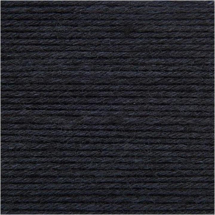 Actual product image Rico Design Wool Bamboo Uni for socks 100 g, Black (420 m)