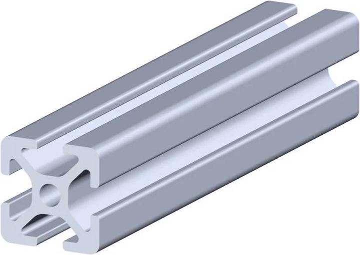 Rs Pro Profile 5, 20x20, Silver, 4 groove, 2m