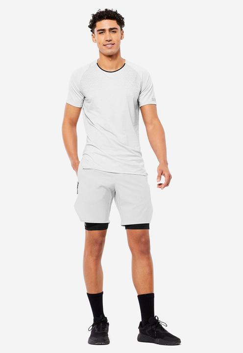 Actual product image Domyos Shorts men - Celliant grey (XXL)