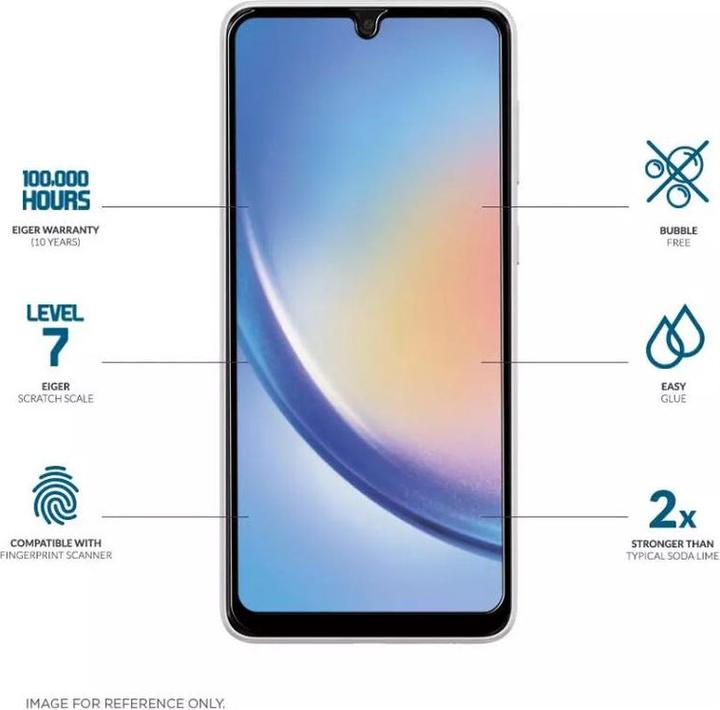 Image du produit Eiger Mountain Glass Clear Edge (1 pièce(s), Samsung Galaxy A34 5G)