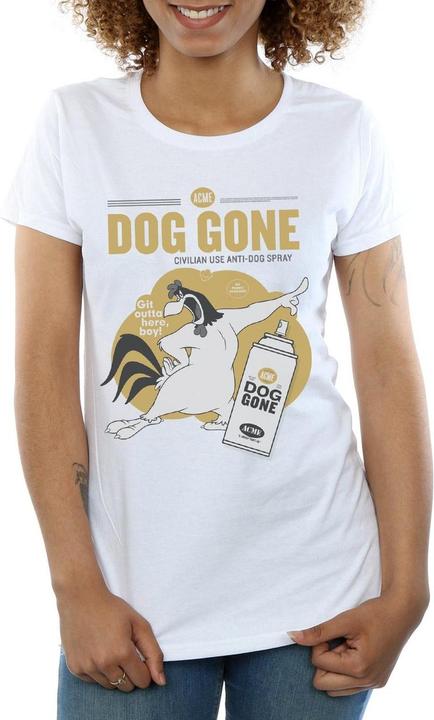 Actual product image Looney Tunes Womens/Ladies Foghorn Leghorn Dog Gone Cotton T-Shirt (XL)