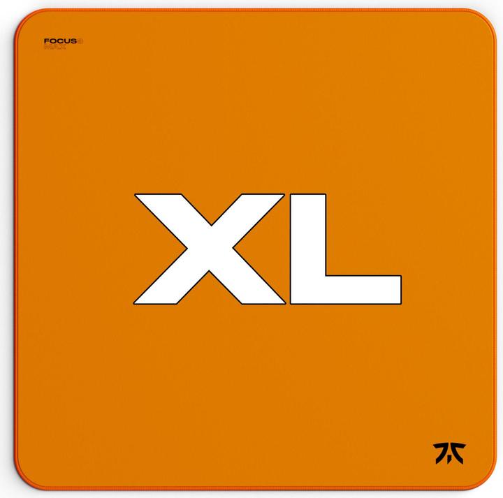 Actual product image Fnatic Max Focus 3 XL Pro Gaming Mouse Mat, Sunrise Orange Smooth Cloth Control Surface, Water Resis (XL)