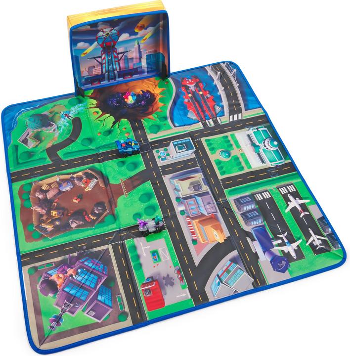 Produktbild Spin Master Paw Patrol: Der Mighty Kinofilm, Pup Squad-Spielunterlagen-Geschenkset mit Mighty Pups Chase und Vee