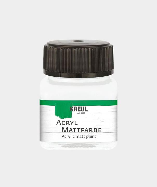 Produktbild Kreul Acryl Mattfarbe, 20 ml (Pastellweiss, 20 ml)