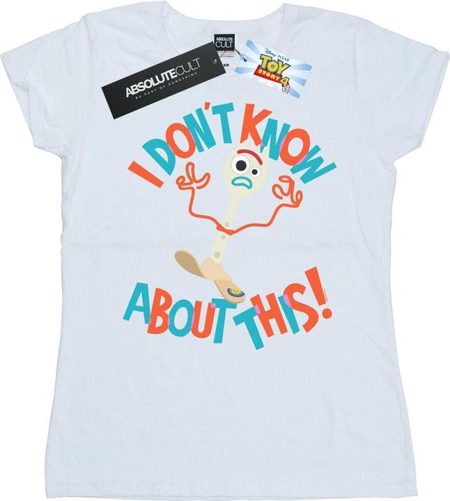 Immagine prodotto Disney Toy Story 4 Forky I Dont Know About This Maglietta Donna (S)
