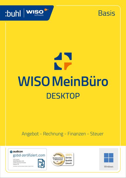 Buhl Data Service Buhl Data WISO Mein Büro Desktop Basic 365 ESD (1 User, 12 Monate)