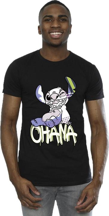 Produktbild Disney Lilo And Stitch Ohana Graffiti TShirt (XL)