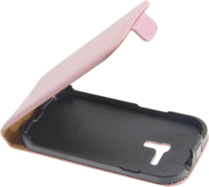Actual product image OEM Slim Leather Flip Case Galaxy S3 mini pink (Samsung Galaxy S3 Mini)