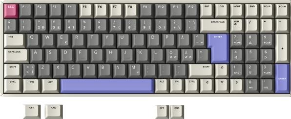 Immagine prodotto Iqunix F96 KAT (CH, Cablato, Senza fili)