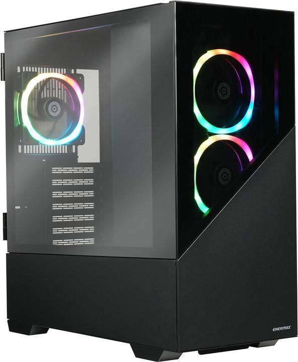 Enermax K 8 ARGB (noir, verre trempé) (ATX, mATX, Mini-ITX)